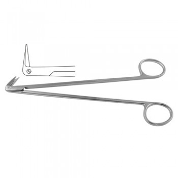 Diethrich-Potts Vascular Scissor Angled 90° - Delicate Blade Stainless Steel, 18 cm - 7"